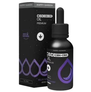 CBD Olaj CBN + CBD + CBG - 4000 mg | 30 ml | Happy Garden